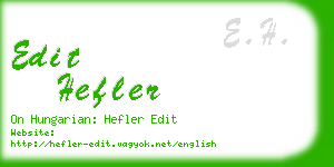 edit hefler business card